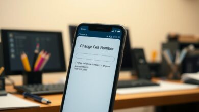 how to change your cell phone number
