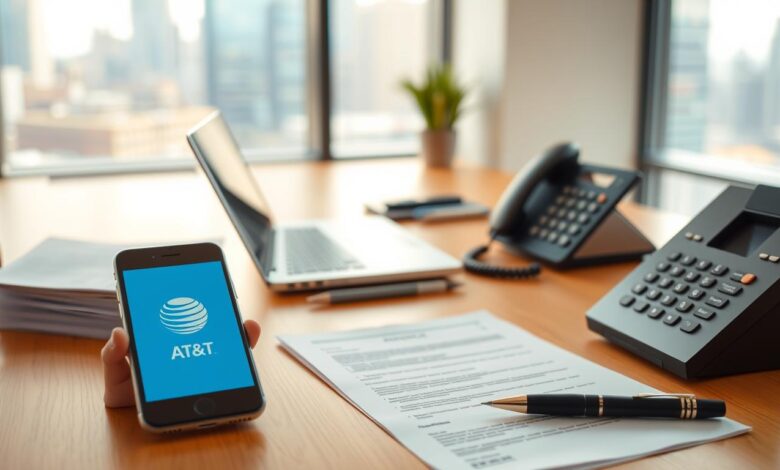 how to change your phone number at&t