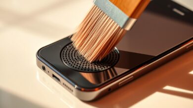 how to clean iphone speaker