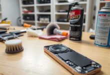 how to clean iphone speakers