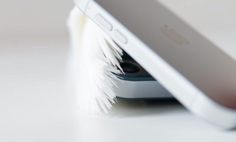 how to clean speakers on iphone