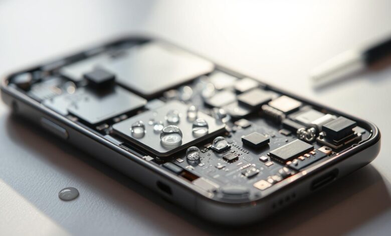 how to get liquid out of phone
