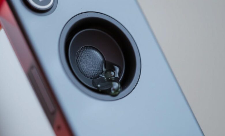 how to get water out of speakers on iphone