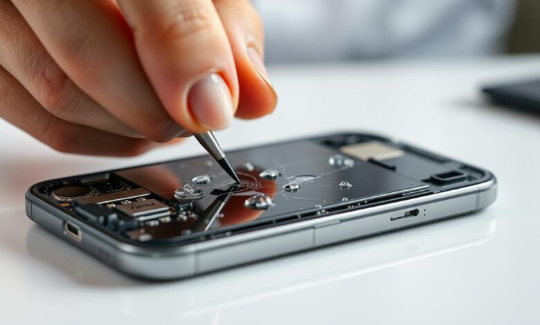 how to remove water from phone