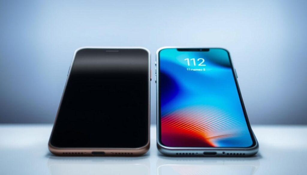 iPhone display comparison