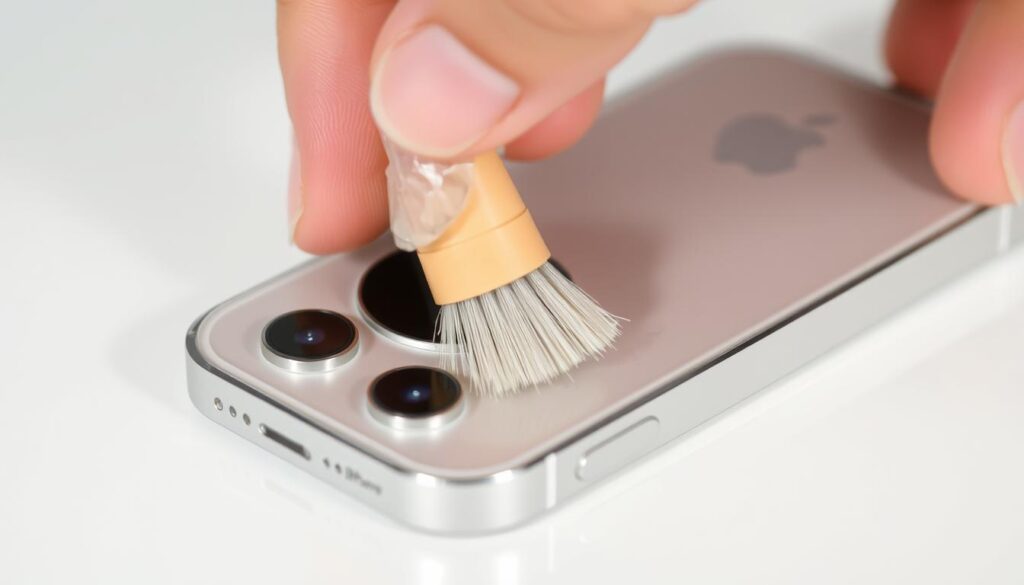 iPhone speaker cleaning