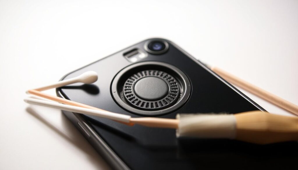 iPhone speaker cleaning troubleshooting