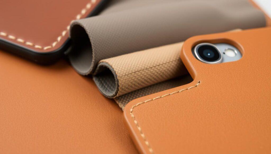 iPhone wallet case materials