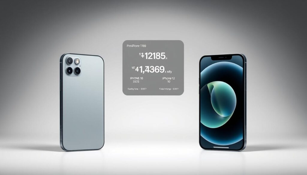 iPhone16 vs iPhone12 pricing comparison