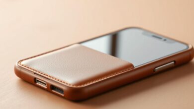 leather phone case with card holder