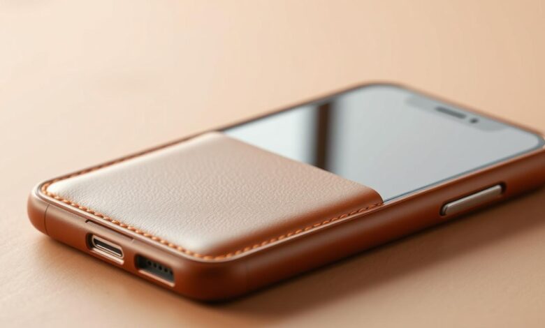 leather phone case with card holder