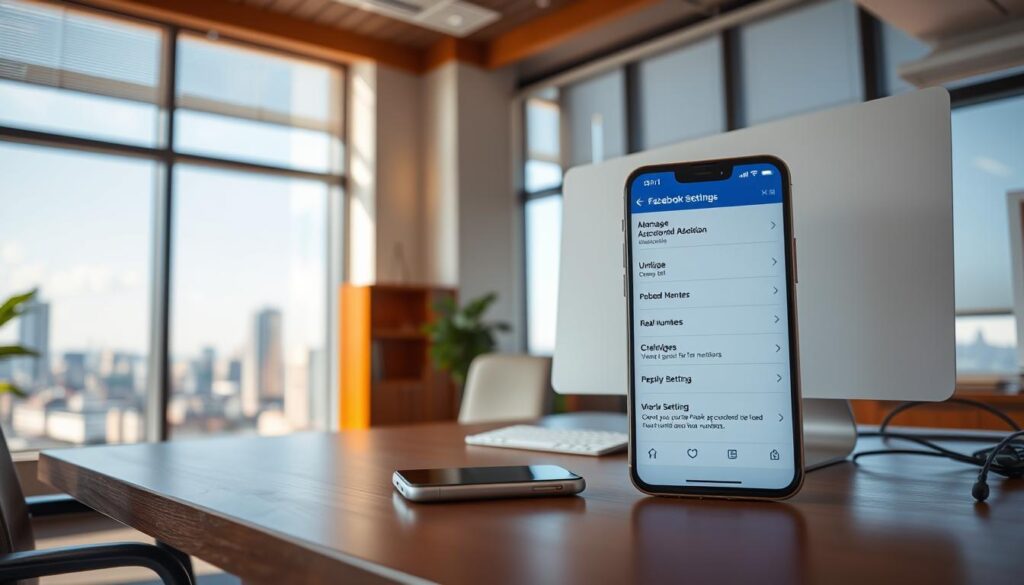 manage multiple phone numbers Facebook