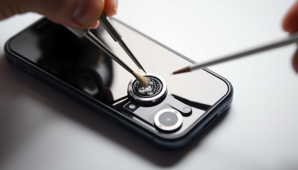 phone microphone drying techniques