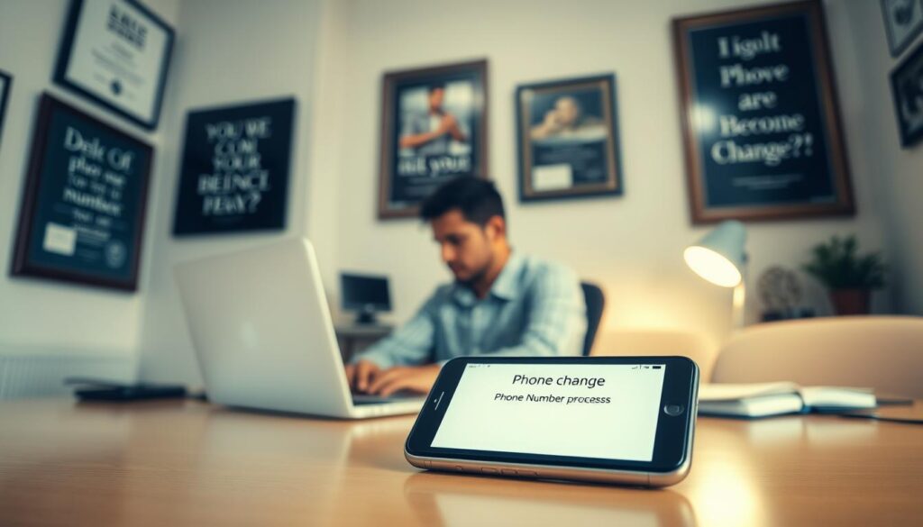 phone number change process