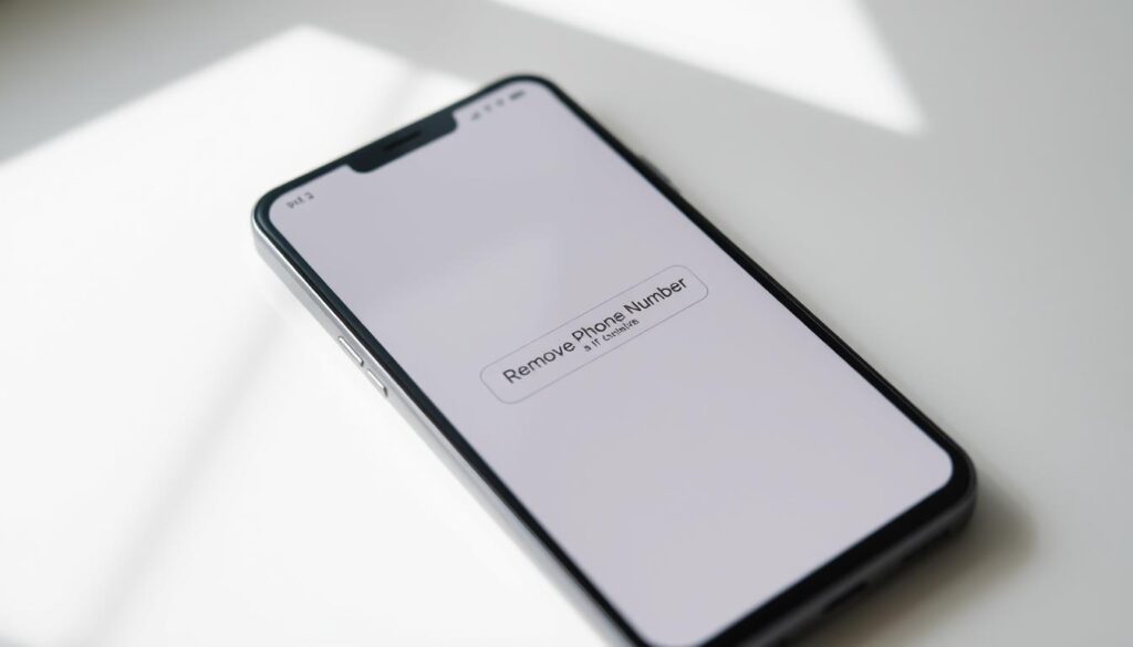 remove phone number Google account