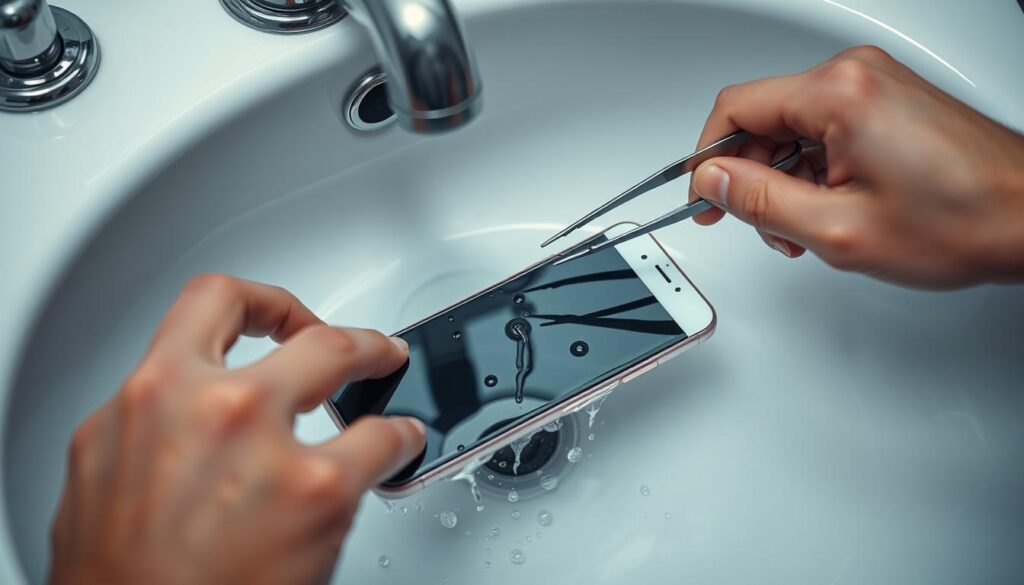 remove water from phone