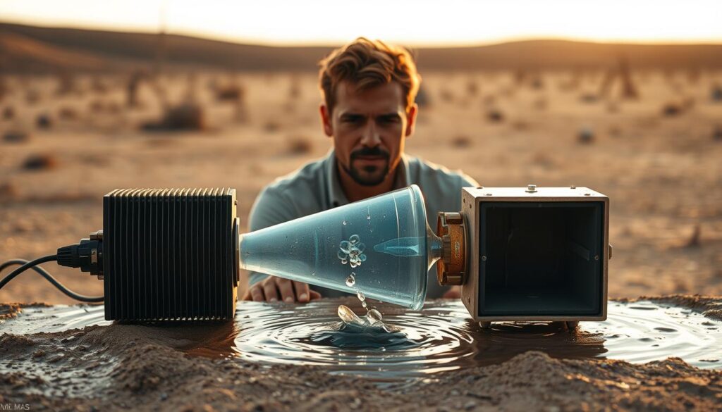 sound to get water out