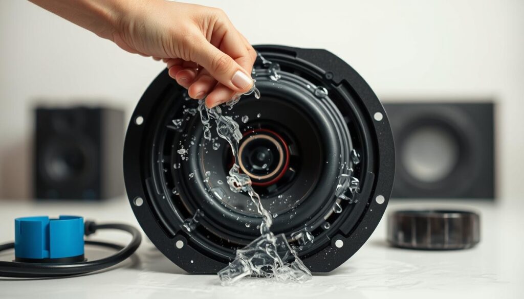 speaker water removal process