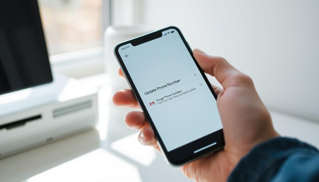 update phone number mobile