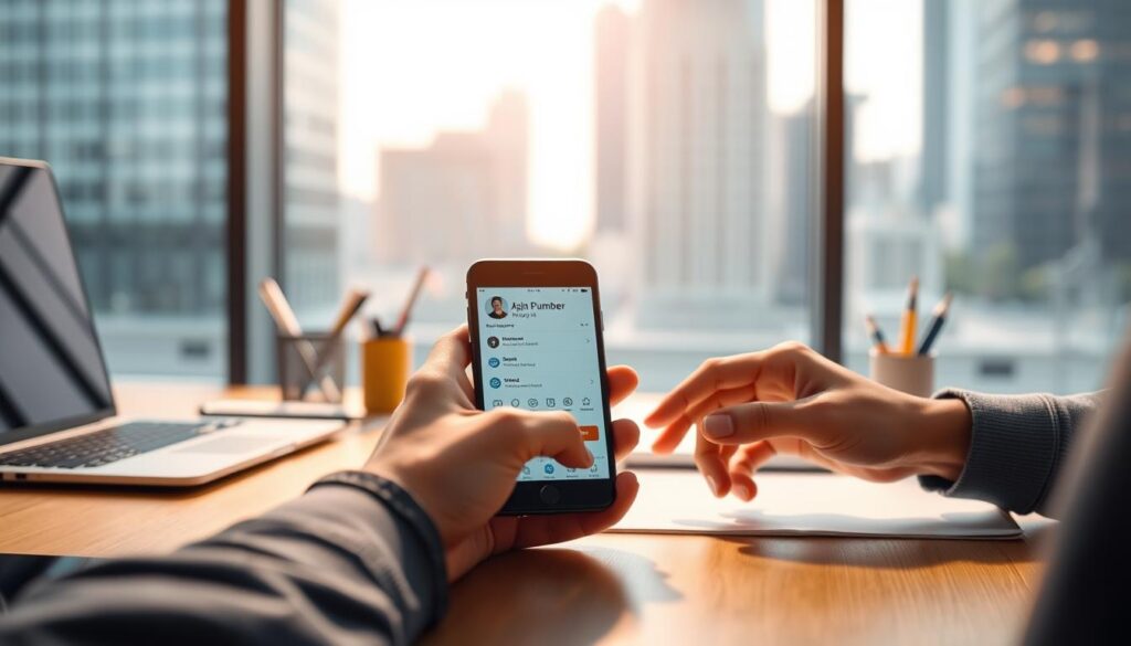 update phone number on social media