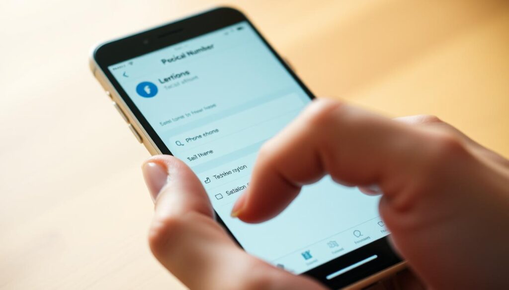 update phone number on social media