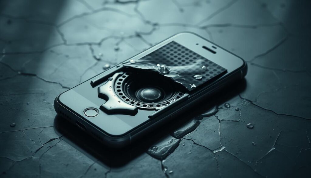 water damage phone speaker