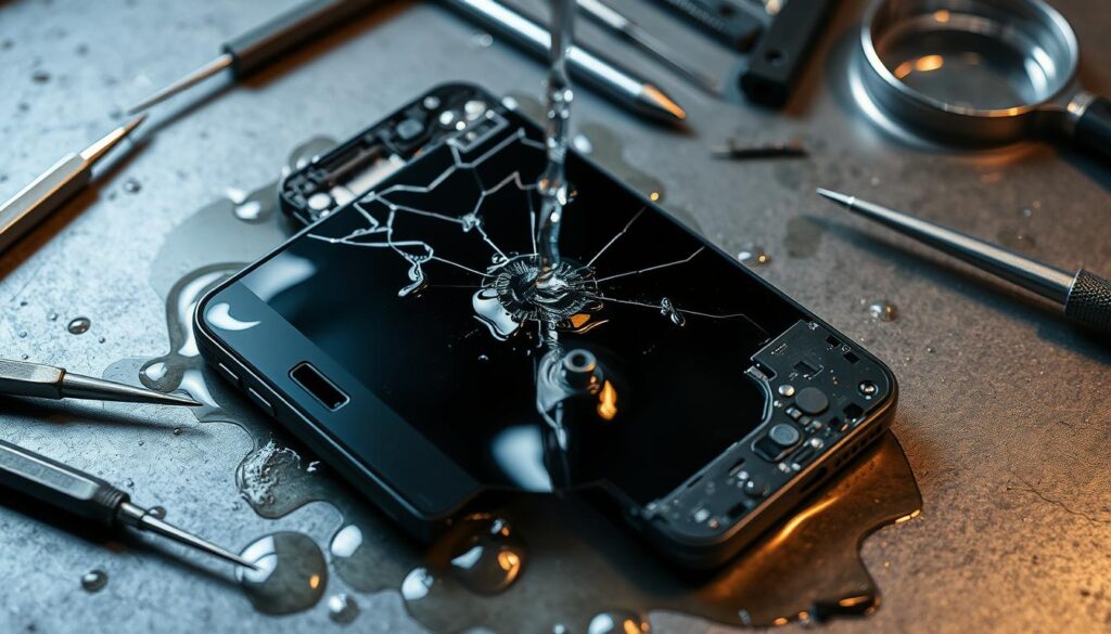 water damaged phone repair