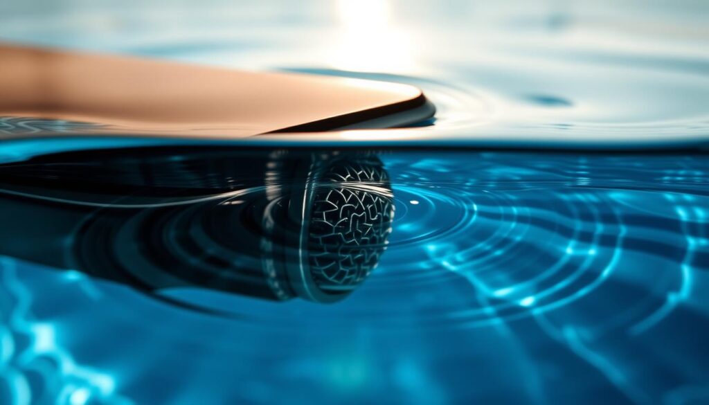 water in phone microphone