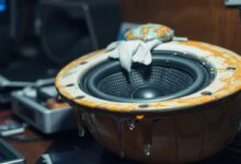 water out of speaker sound
