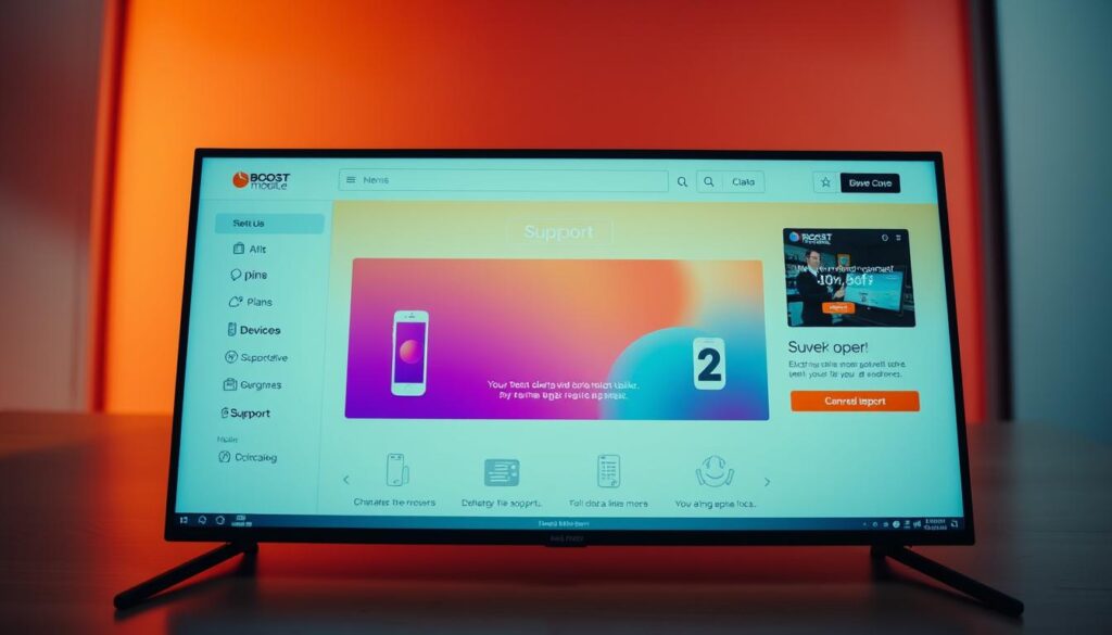 Boost Mobile Website Navigation