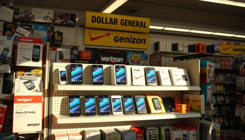 Verizon cell phones at Dollar General