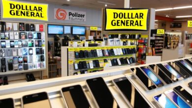 cell phones at the dollar general store