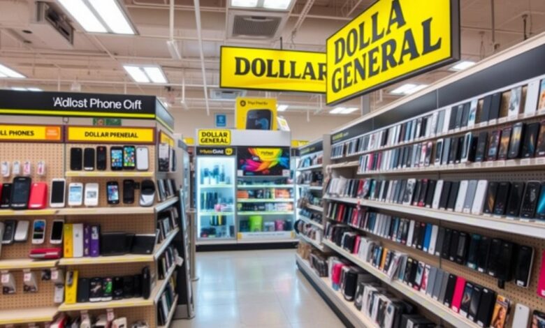unlocked prepaid phones at dollar general
